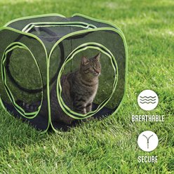 Kitty City Large Outdoor Cat Play Cube slide 2 of 7