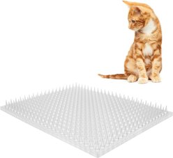 NonoPets Humane Cat Repellent Scat Mat, Clear, 12 count slide 1 of 6