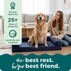 FurHaven Quilted Orthopedic Sofa Cat & Dog Bed with Removable Cover, Coffee, Large slide 2 of 9