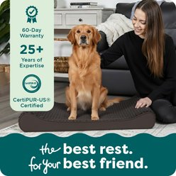 FurHaven Ultra Plush Luxe Lounger Cooling Gel Dog Bed with Removable Cover, Gray, Jumbo Plus slide 2 of 9