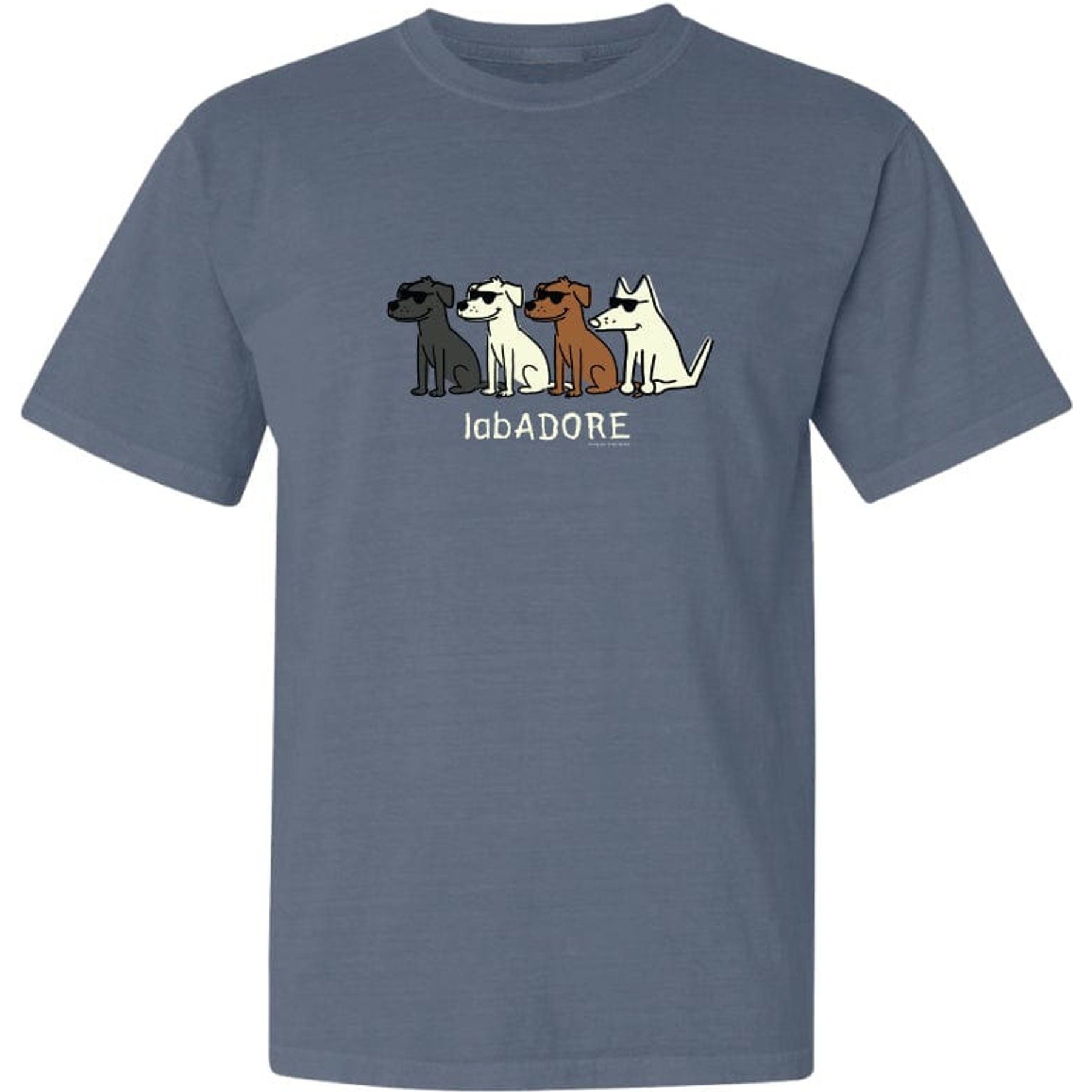 Teddy the Dog LabADORE Classic Tee, Bluestone, Large