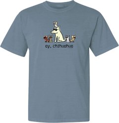 Teddy the Dog Ay Chihuahua Classic Tee, Bluestone, X-Large