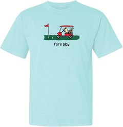 Teddy the Dog Foreplay Classic Tee, Sky Blue, XXX-Large slide 1 of 2