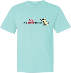 Teddy the Dog I'm a Dog Person Classic Tee, Chill Blue, Large