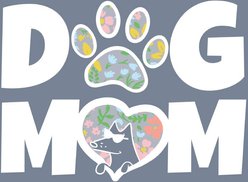 Teddy the Dog Dog Mom Classic Tee, Bluestone, X-Large slide 2 of 2