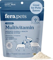 Fera Pets Multivitamin Goat Milk Topper for Dogs & Cats, 6.34-oz pouch