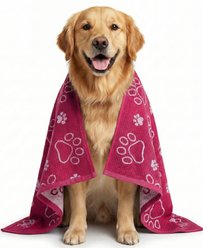 Delilah Home Drytek High Performance Pet Towel, X-Large, Pink
