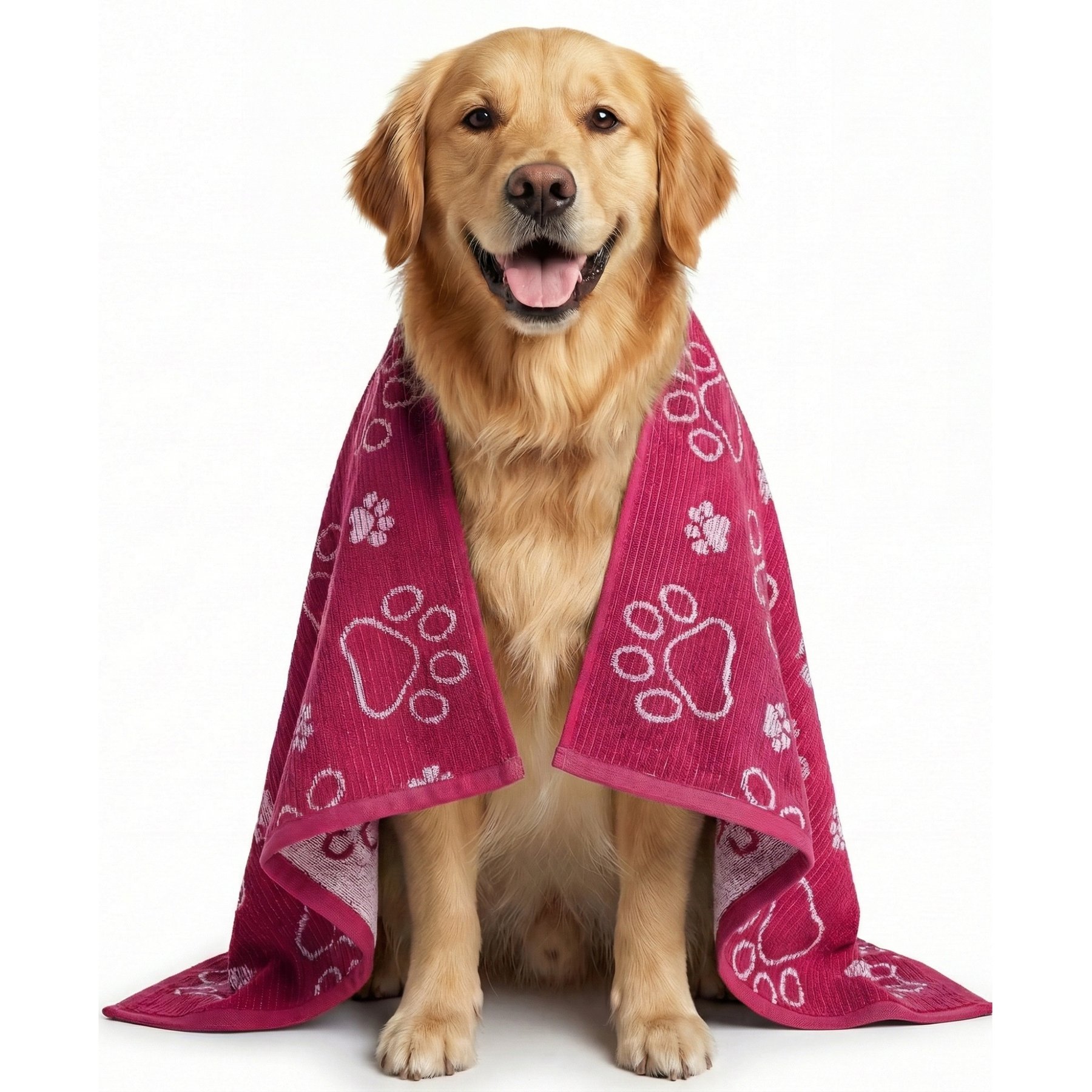 Delilah Home Drytek High Performance Pet Towel, X-Large, Pink