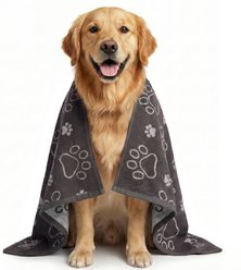 Delilah Home Drytek High Performance Pet Towel, X-Large, Black