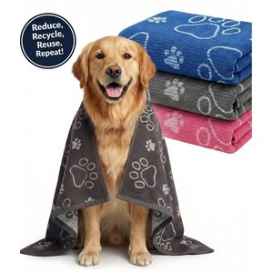 Delilah Home Drytek High Performance Pet Towel, X-Large, Black