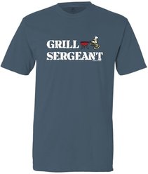 Teddy the Dog Grill Sergeant Classic Tee, Midnight Dream, XXX-Large