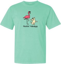 Teddy the Dog Flockin' Fabulous Classic Tee, Reef, Small slide 1 of 2