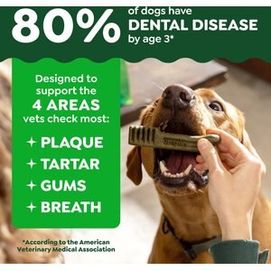 Greenies Natural Teenie Puppy Dental Dog Treats, 43 count