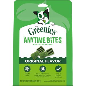 Greenies Anytime Bites Original Chicken Flavor Soft & Chewy Dog Treats, 10.3-oz bag