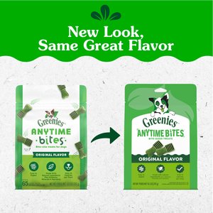 Greenies Anytime Bites Original Chicken Flavor Soft & Chewy Dog Treats, 10.3-oz bag