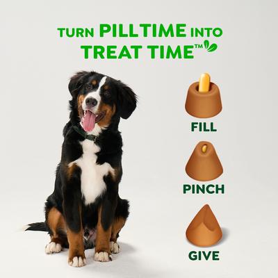 Show full view: Greenies Pill Pockets Canine Real Peanut Butter Flavor Natural Dog Treats, Capsule Size, 60 count slide 8 of 11