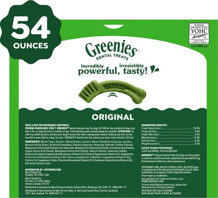 Show full view: Greenies Large Natural Original Chicken Flavor Dental Dog Treats, 34 count slide 4 of 10