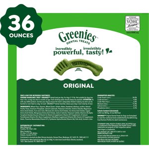 Greenies Teenie Natural Original Chicken Flavor Dental Dog Treats, 130 count