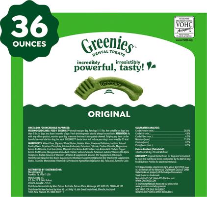 Show full view: Greenies Teenie Natural Original Chicken Flavor Dental Dog Treats, 130 count slide 4 of 10