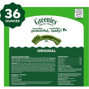 Greenies Large Natural Original Chicken Flavor Dental Dog Treats, 24 count