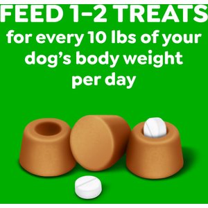 Greenies Pill Pockets Canine Chicken Flavor Natural Dog Treats, Tablet Size, 30 count