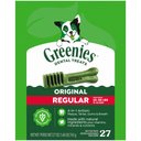 Greenies Regular Natural Original Chicken Flavor Dental Dog Treats, 27 count