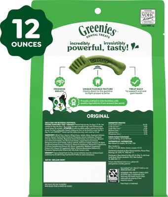 Show full view: Greenies Teenie Natural Original Chicken Flavor Dental Dog Treats, 43 count slide 4 of 10