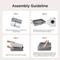 Show in main carousel: Bedsure Orthopedic Bolster Dog Sofa Bed with Removable Cover, Dark Grey, X-Large Pro slide 6 of 8