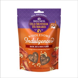 Old Mother Hubbard by Wellness Wholesome Indulgences Maple Bacon Natural Dog Treats, 10-oz bag
