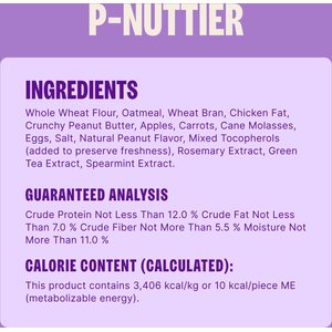 Old Mother Hubbard by Wellness Classic P-Nuttier Natural Mini Oven-Baked Biscuits Dog Treats, 6-lb box