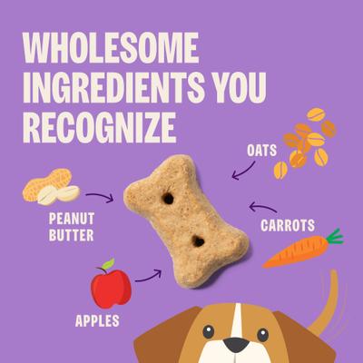 Show full view: Old Mother Hubbard by Wellness Classic P-Nuttier Natural Small Oven-Baked Biscuits Dog Treats, 20-oz bag slide 4 of 12