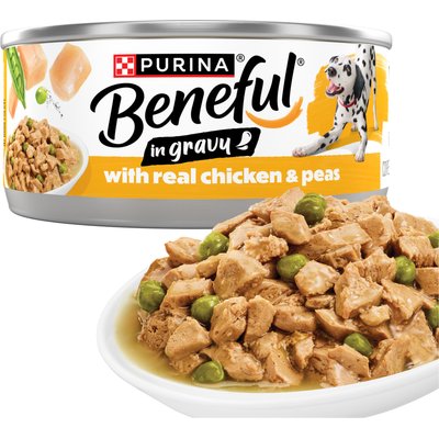 Purina Beneful Purina Beneful Chicken with Peas in Gravy Wet Dog Food, 5.5-oz can, 12 count