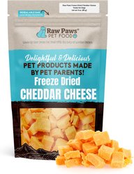 Raw Paws Freeze-Dried Cheddar Cheese Dog Treats, 3-oz