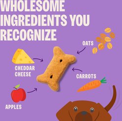 Old Mother Hubbard by Wellness Classic Bac'N'Cheez Natural Large Oven-Baked Biscuits Dog Treats, 3.3-lb bag slide 2 of 9
