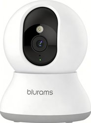 blurams 2K Indoor Motion Tracking Night Vision Security Pet Camera, White slide 1 of 9