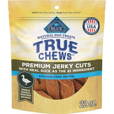 Blue Buffalo Blue Buffalo True Chews Premium Jerky Cuts Duck Dog Treats, 22-oz bag