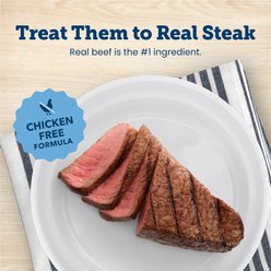 Blue Buffalo True Chews Premium Jerky Cuts Natural Steak Dog Treats, 20-oz bag slide 2 of 9