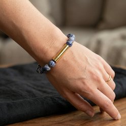 Spirit Pieces Sodalite Keepsake Bracelet, Blue, Medium slide 2 of 4