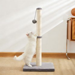 DOPZER 31.5-in Tall Sisal Cat Scratching Post, Grey slide 2 of 9