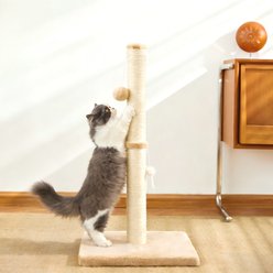 DOPZER 31.5-in Tall Sisal Cat Scratching Post, Beige slide 2 of 7