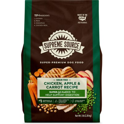 Supreme Source Supreme Source Grain-Free Chicken, Apple & Carrot Recipe Dry Dog Food, 5-lb bag