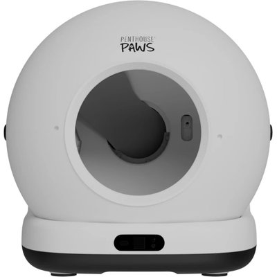 Penthouse Paws Penthouse Paws Smart Self-Cleaning Cat Litter Box with UV & Odor Control with 4K Camera, White