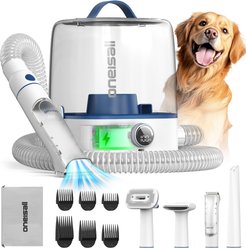 OneIsAll 11-in-1 Tools Comfy L1 Cordless Dog Grooming Vacuum Kit