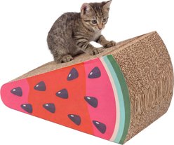 Kitty City Watermelon Corrugate Scratcher Cat Toy, Multicolor