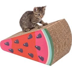 Kitty City Watermelon Corrugate Scratcher Cat Toy, Multicolor