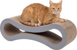 Kitty City Lounger Bed Scratcher Cat Toy, Multicolor