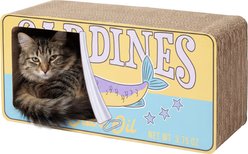 Kitty City Sardine Can Scratcher House Cat Toy, Multicolor