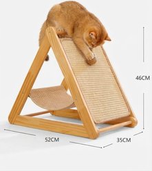 jansno 2-in-1 Sisal 18.11-in Cat Scratcher, Brown slide 2 of 8