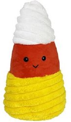 Petlou Halloween Candy Corn Squeaky Dog Plush Toy, 22-in