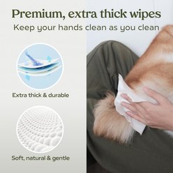 Pawfume Hypoallergenic & Gentle Dog Grooming Wipes, 100 count slide 2 of 9